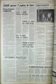 Página do jornal Correio do Ceará de dezembro de 1969