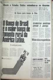 Página do jornal Correio do Ceará de dezembro de 1969