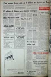 Página do jornal Correio do Ceará de dezembro de 1969