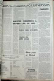 Página do jornal Correio do Ceará de dezembro de 1969