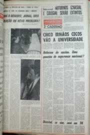 Página do jornal Correio do Ceará de dezembro de 1969