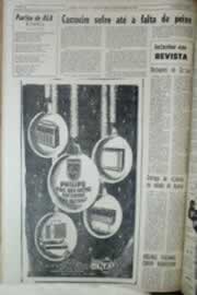 Página do jornal Correio do Ceará de dezembro de 1969