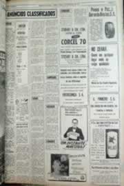 Página do jornal Correio do Ceará de dezembro de 1969