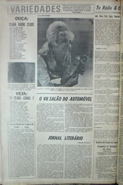 Página do jornal Correio do Ceará de abril de 1970