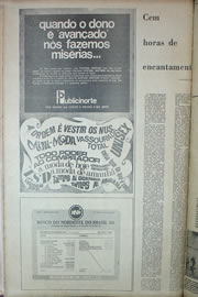 Página do jornal Correio do Ceará de abril de 1970