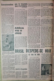 Página do jornal Correio do Ceará de abril de 1970