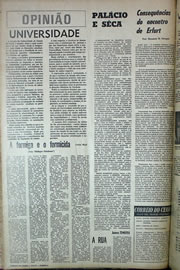 Página do jornal Correio do Ceará de abril de 1970