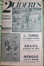 Página do jornal Correio do Ceará de abril de 1970