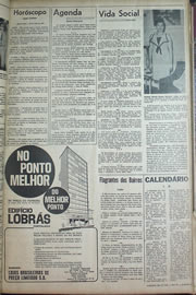 Página do jornal Correio do Ceará de abril de 1970