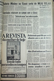 Página do jornal Correio do Ceará de abril de 1970