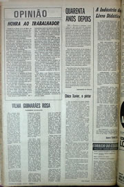 Página do jornal Correio do Ceará de abril de 1970