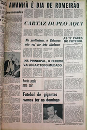 Página do jornal Correio do Ceará de abril de 1970