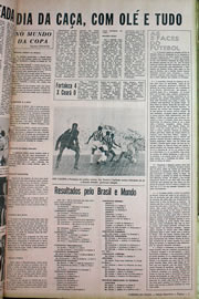 Página do jornal Correio do Ceará de maio de 1970