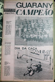 Página do jornal Correio do Ceará de maio de 1970