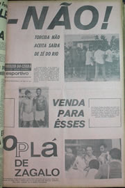 Página do jornal Correio do Ceará de maio de 1970