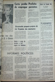Página do jornal Correio do Ceará de maio de 1970