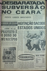 Página do jornal Correio do Ceará de maio de 1970