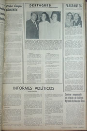 Página do jornal Correio do Ceará de maio de 1970