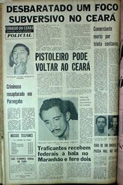 Página do jornal Correio do Ceará de maio de 1970
