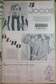 Página do jornal Correio do Ceará de maio de 1970