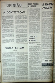 Página do jornal Correio do Ceará de maio de 1970