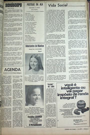 Página do jornal Correio do Ceará de maio de 1970