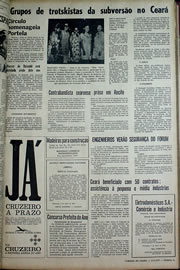 Página do jornal Correio do Ceará de maio de 1970