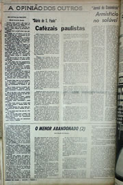 Página do jornal Correio do Ceará de maio de 1970