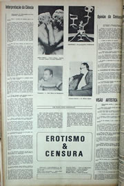 Página do jornal Correio do Ceará de maio de 1970