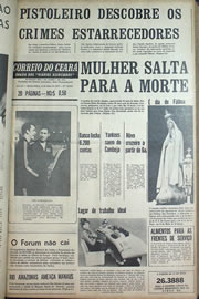 Página do jornal Correio do Ceará de maio de 1970