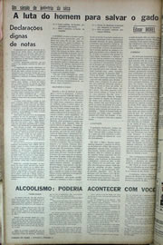 Página do jornal Correio do Ceará de maio de 1970