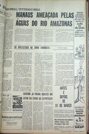 Página do jornal Correio do Ceará de maio de 1970