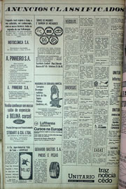 Página do jornal Correio do Ceará de maio de 1970