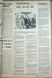 Página do jornal Correio do Ceará de maio de 1970