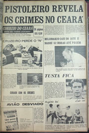 Página do jornal Correio do Ceará de maio de 1970