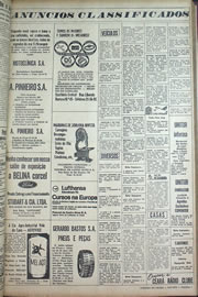 Página do jornal Correio do Ceará de maio de 1970