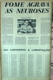 Página do jornal Correio do Ceará de maio de 1970