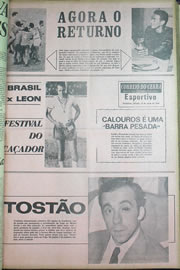 Página do jornal Correio do Ceará de maio de 1970