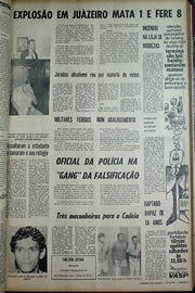 Página do jornal Correio do Ceará de maio de 1970