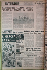 Página do jornal Correio do Ceará de maio de 1970