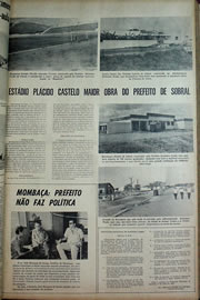 Página do jornal Correio do Ceará de maio de 1970