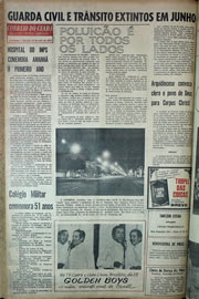 Página do jornal Correio do Ceará de maio de 1970