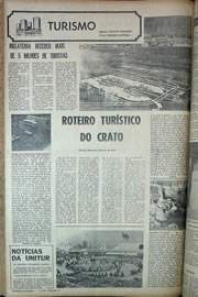 Página do jornal Correio do Ceará de maio de 1970