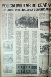 Página do jornal Correio do Ceará de maio de 1970