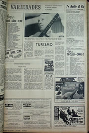 Página do jornal Correio do Ceará de maio de 1970
