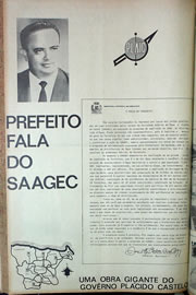 Página do jornal Correio do Ceará de maio de 1970