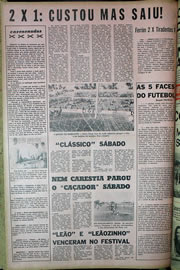 Página do jornal Correio do Ceará de maio de 1970