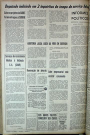 Página do jornal Correio do Ceará de maio de 1970