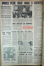 Página do jornal Correio do Ceará de maio de 1970