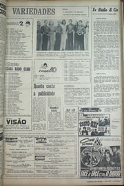 Página do jornal Correio do Ceará de maio de 1970